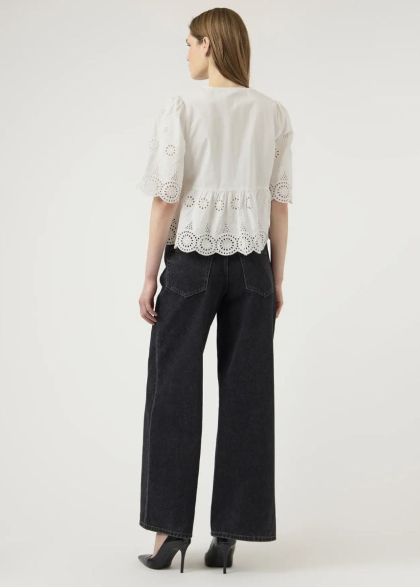 YAS Cornelia Topp 2/4 arm Star White