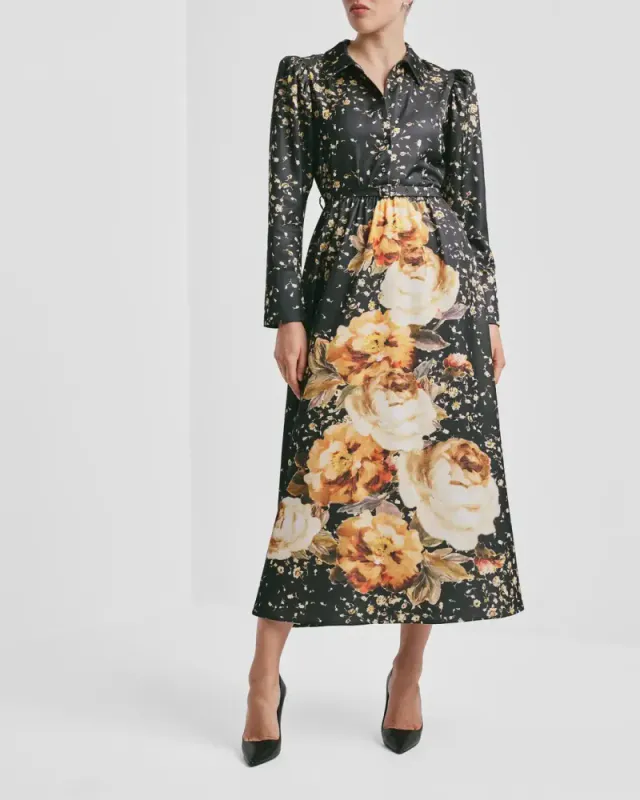 byTiMo Tailored Satin Shirt Dress 
