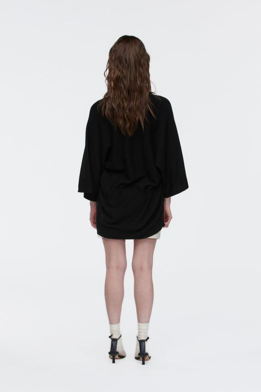  Woodling  Oda Poncho Svart 