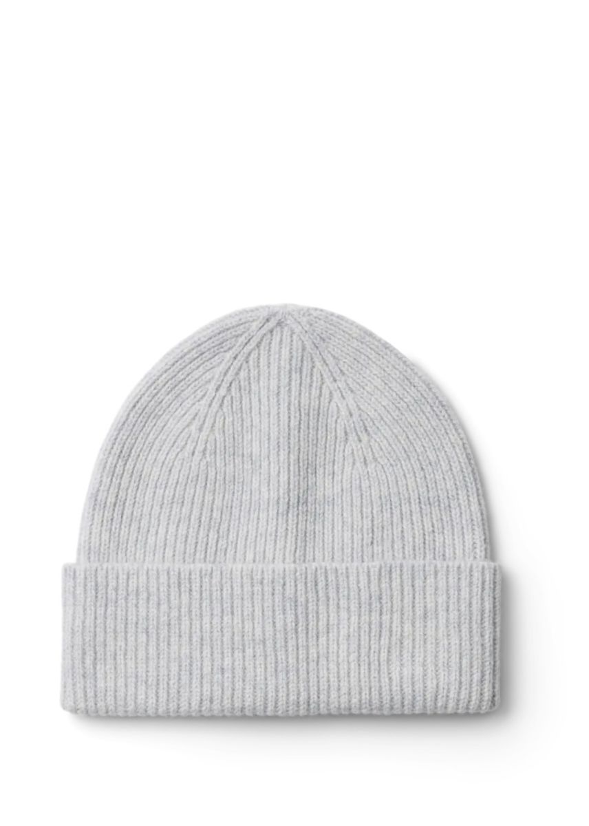 Select Homme Beanie Merinowool Light Grey Melange