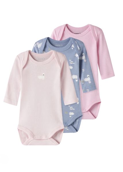 Hovedbilde Name It Body  3pk Endless sky/ballerina/pink frosting