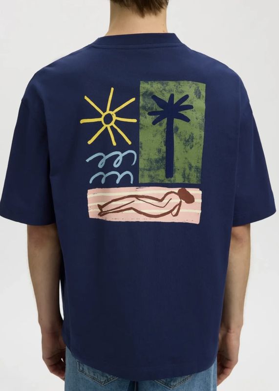 Selected Homme Relax Norman License T shirt