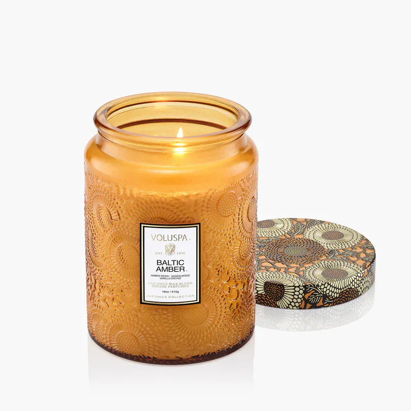 Voluspa Duftlys Baltic Amber Large Jar Candle