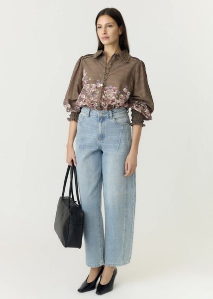 Hovedbilde YAS Somellu Shirt Timber Wolf