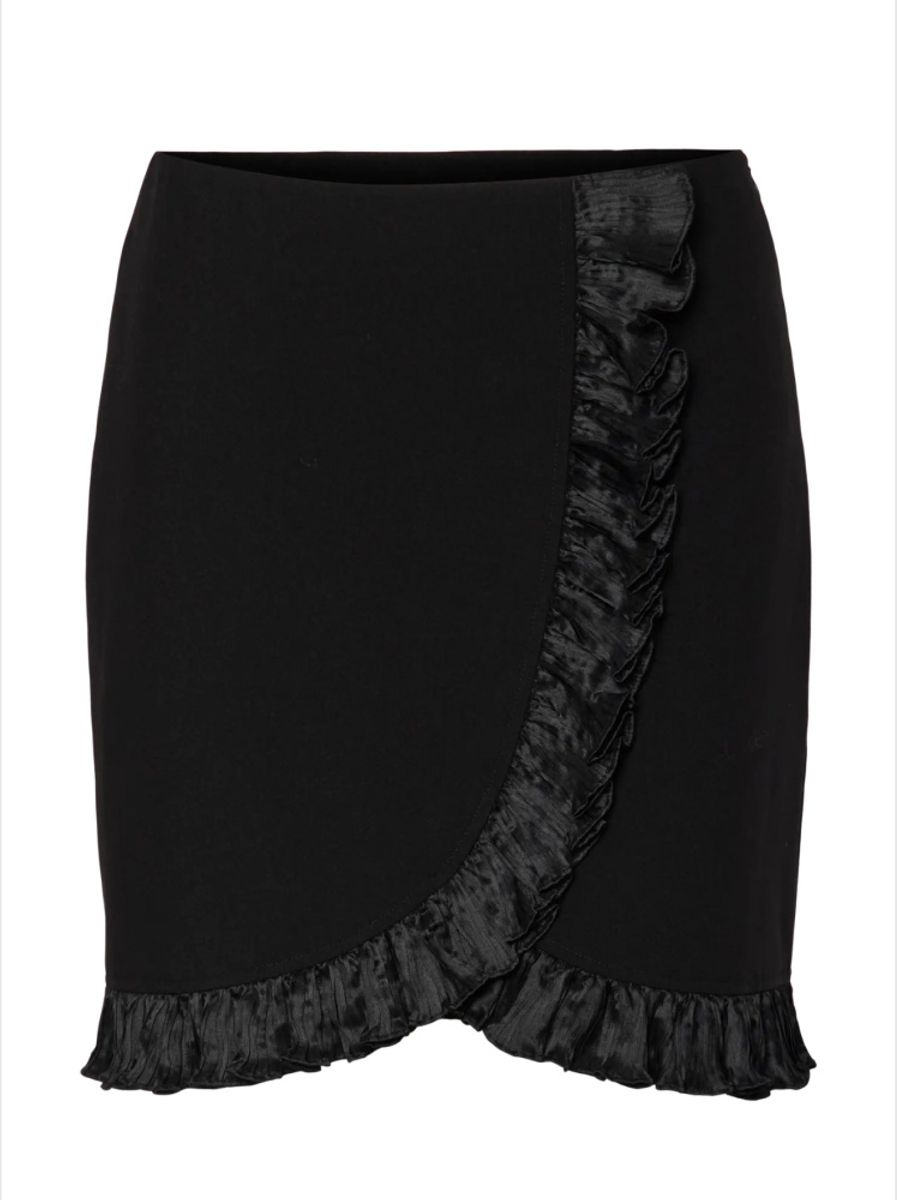 YAS Carolyn Skirt Black 