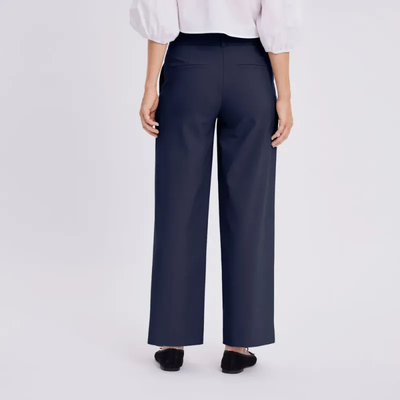 Five Units Dena 769 Navy Linen Ankel