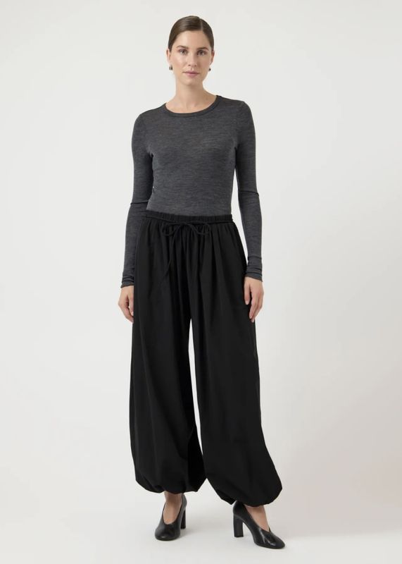 YAS Thia Balloon Pant Black