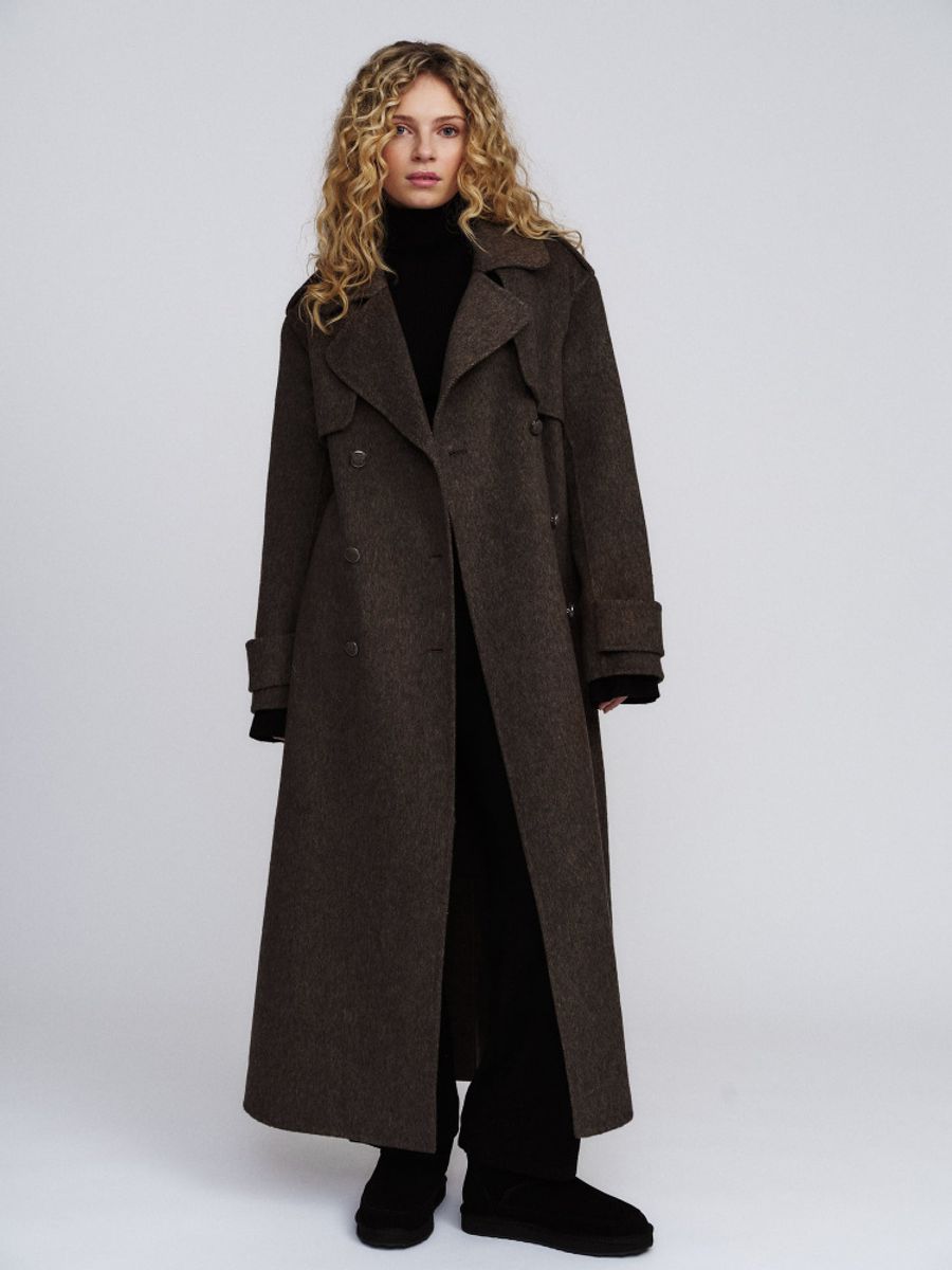 Ella&Il Yua Coat Dark Brown