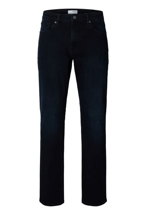 Hovedbilde Selected Homme Straight Cleo Flex 614 Black Denim