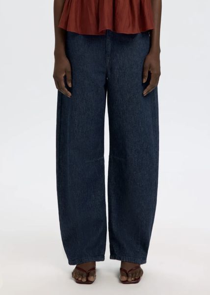 Hovedbilde Selected Femme Loose Barrel Hanny Jeans Dark Blue Denim 