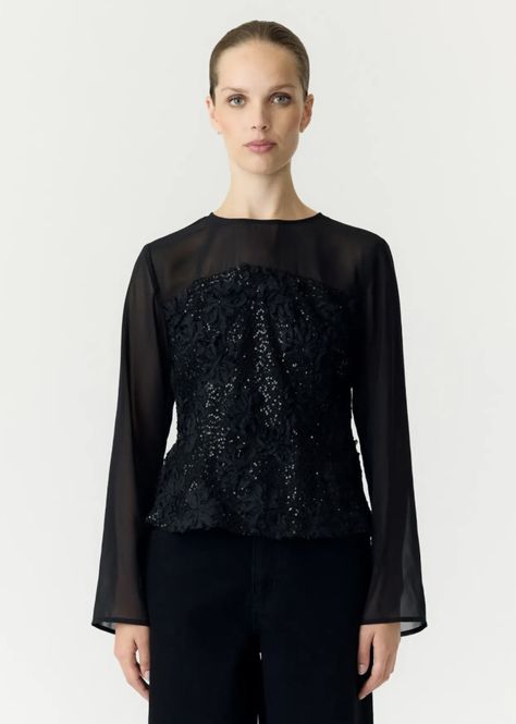 Hovedbilde YAS Maurelle Topp Black 