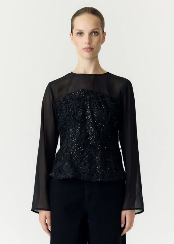 YAS Maurelle Topp Black 
