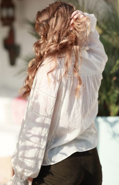Hovedbilde Nectar Moonlace Blouse - Vanilla Mist