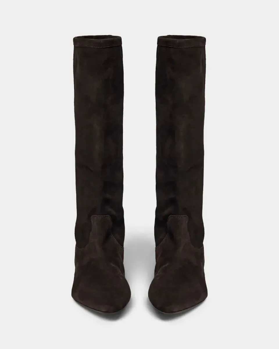 Sofie Schnoor Kayna Mid High Boot Dark Brown
