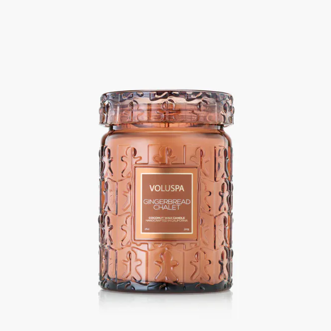 Hovedbilde Voluspa Duftlys Gingerbread Chalet Large Jar Candle 100T