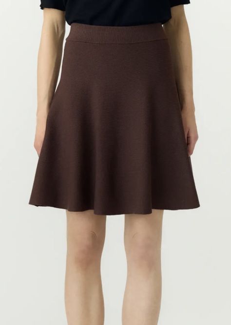Hovedbilde YAS Fonny Skirt Knit Skirt  Chocolate Brown