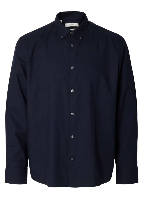 Selected Homme Cole Jay Melange Shirt Sky Captain Melange
