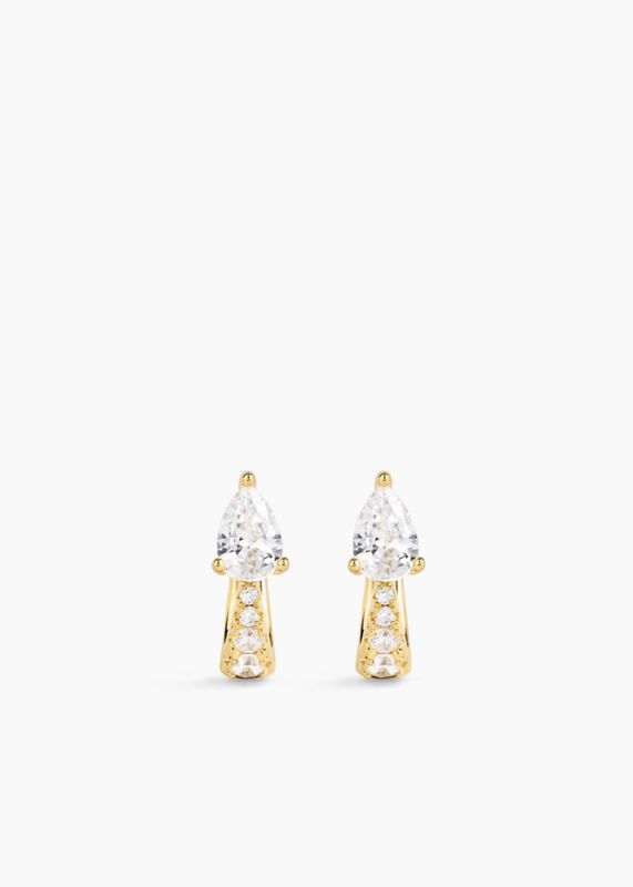 ANI Jewels Drop Huggies Gold 