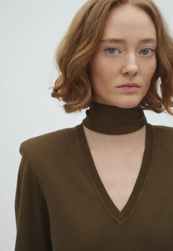 MbyM Ruthie Knitted Sweater Smoked Olive