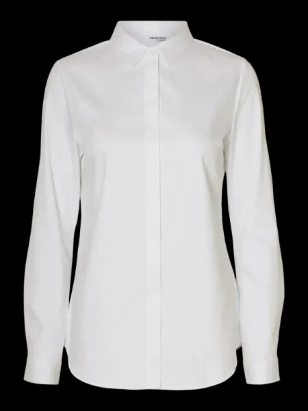 Hovedbilde Selected Femme Fromie Fitted Shirt Brighte White