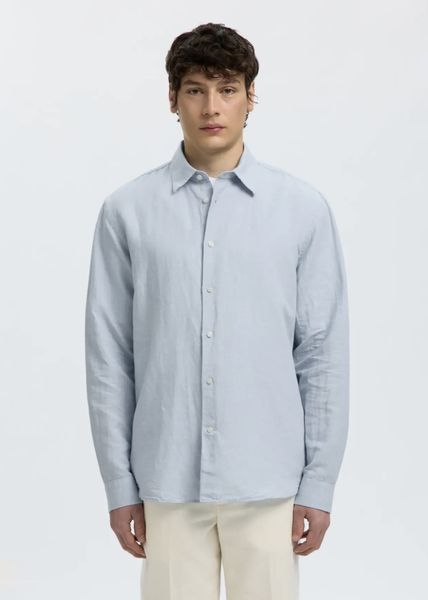 Hovedbilde Selected Homme Claus Clay Linenblend Dusty Blue Mixed w. ...