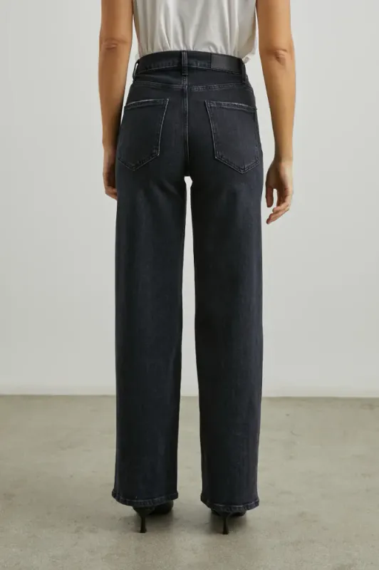 Rails Getty Wide Leg Black Pearl Jeans