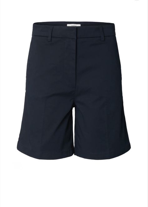 Hovedbilde Selected Femme Chinos Shorts Wide Mille Dark Sapphire